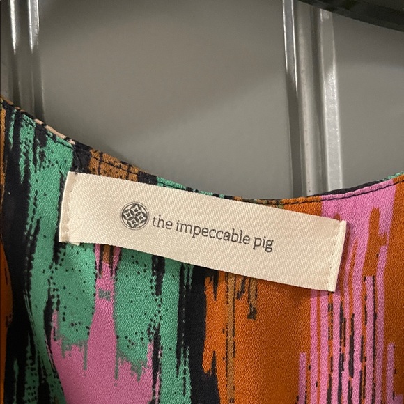 The Impeccable Pig Vibrant Patterned Long Sleeve Dress - Picture 2 of 7